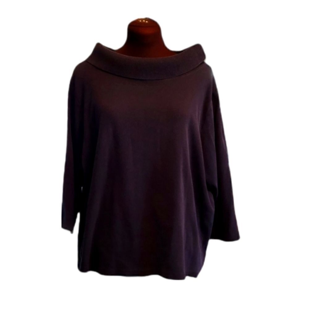 Black Cowl Neck Sweater 